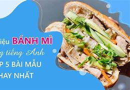 Giới Thiệu Về Bánh Mì Bằng Tiếng Nhật