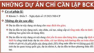 Quy Định Về Điều Chỉnh Báo Cáo Kinh Tế - Kỹ Thuật